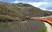 Train on the Belgrade-Bar line